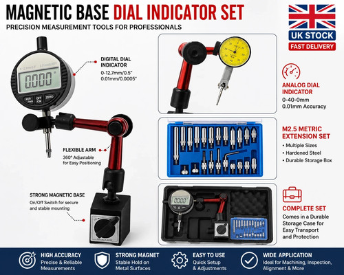 Dial test indicator dti gauge - test,