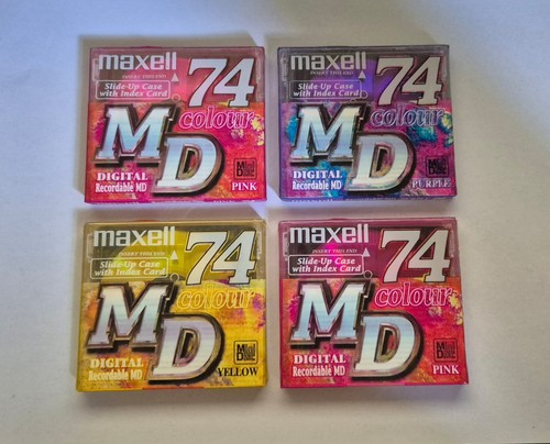 Maxell colour mini discs - 74,