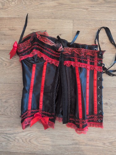 Medium red and - and, corset