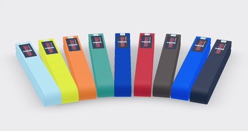 Karate belts plain coloured - coloured,