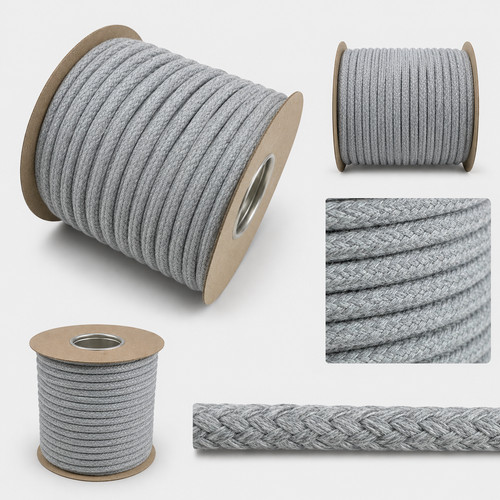 6mm 12mm light grey magic - 12mm, cord