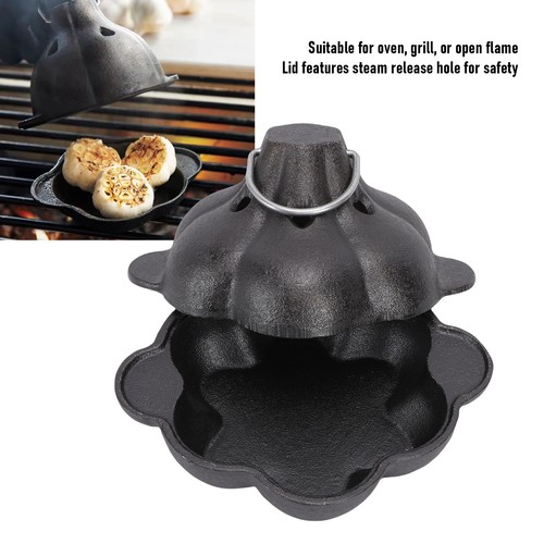 Garlic roaster with lid smoker - garlic,