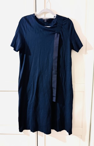 Cos navy shift midi - navy, size