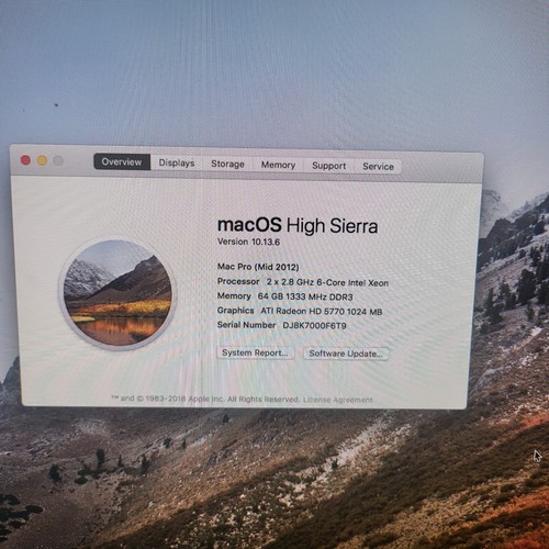 Apple mac pro dual - pro, 5,1