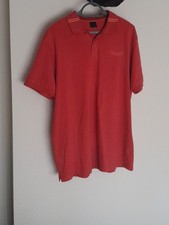 Hackett Men's Aston Martin T-Shirt Orange, Pure Cotton, Size Xl