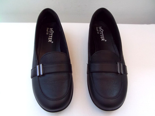 Hotter womens black - black, leather