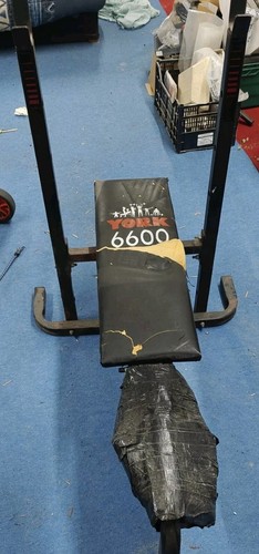 York 6600 barbell bench - york,
