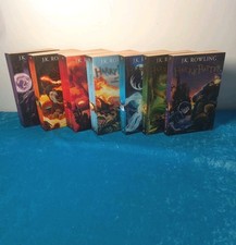 Harry Potter Complete 1-7 Paperback Book Set Collection JK Rowling
