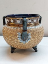 Royal Doulton Lambeth Loving Cup/Sugar Bowl - Art Nouveau c1900 ?Lizzie Atkins