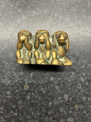 Three wise monkeys - wise, figurine