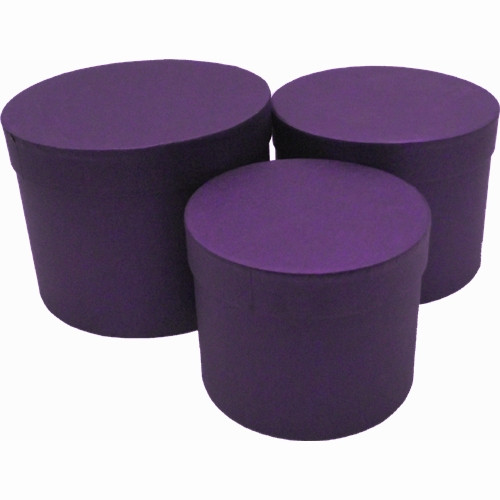 Set round purple - of,