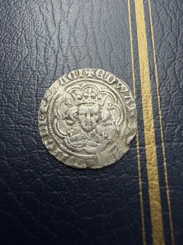 Edward iii silver halfgroat - edward, iii,