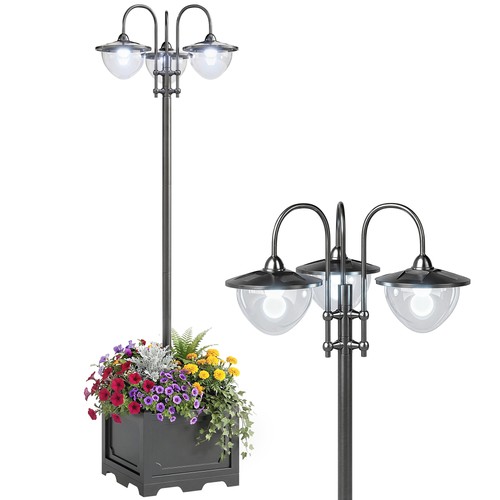 Outsunny head led solar - outsunny,