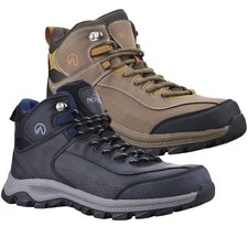 MENS HIKING BOOTS COMBAT WALKING ANKLE WINTER SHOES TRAIL TREKKING TRAINERS SIZE