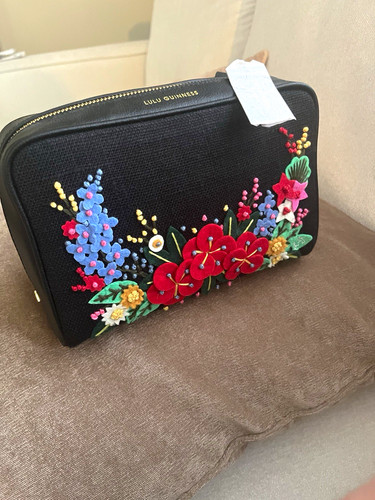 Lulu guinness black floral - guinness,