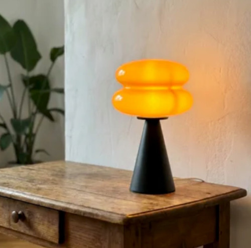 Glass lamp space age - space, guzzini