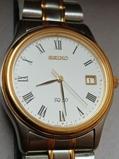 vintage seiko quartz mens watch used
