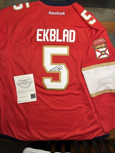 Aaron ekblad autographed red - aaron,