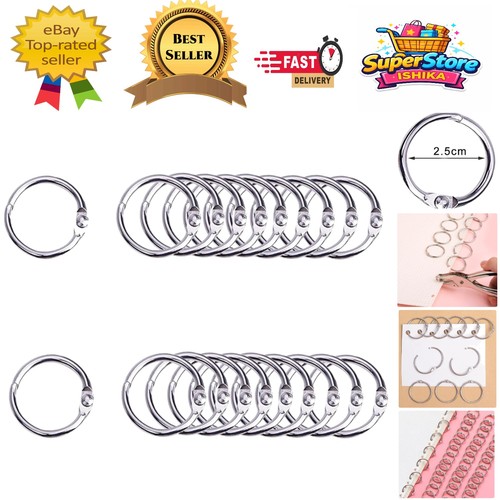 40pcs stainless steel binder - steel,