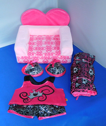 Build bear pink fold - bear,