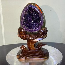 9.5LB  Natural amethyst Dinosaur egg Quartz Crystal specimen healing