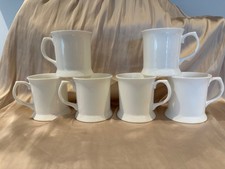White fine bone china small