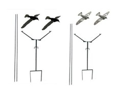 Twin Professional Bouncer with Optional Proflap Decoys Crow or Pigeon