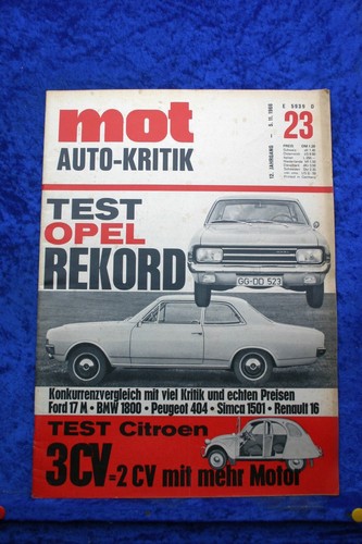 Mot opel rekord citroen - 23/66,