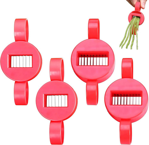 4pcs runner bean slicer - 4pcs,