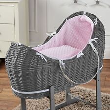 Baby Moses Basket Pod Pink