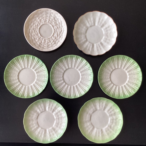 Belleek bundle saucers - bundle,