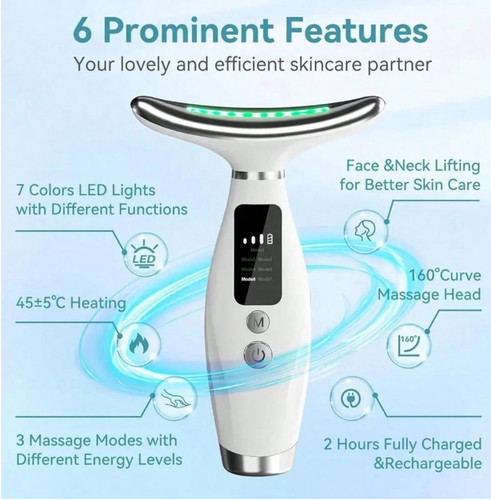 Colour led neck face - &,