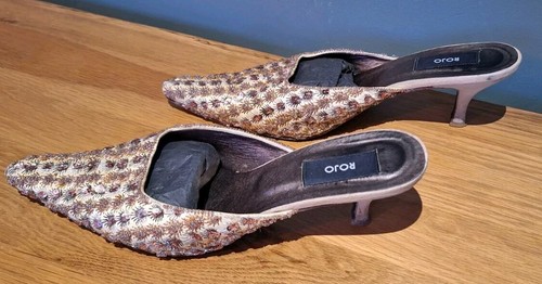 Vintage rojo mule shoes - rojo,