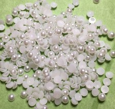 White half pearls, 3-16mm