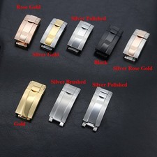 16 mm 9mm - 9mm Glidelock Folding Clasp For Rolex Submariner Band Strap Watch