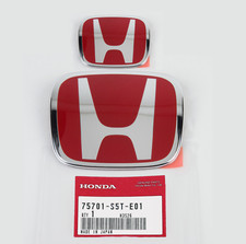 2PCS Front & Rear Red H Emblem