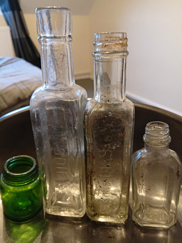 Lot vintage glass - 4,