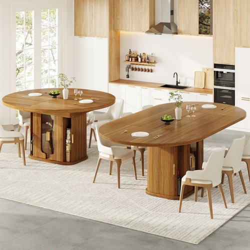 Extendable round dining - extendable,
