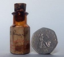 Antique amber miniature one