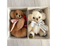 2x Vintage Merrythought Cheeky Teddy Bears, Limited Backpack 500, Japan