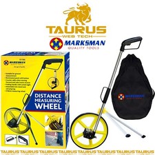 MARKSMAN DISTANCE MEASURING WHEEL STAND + BAG FOLDABLE BUILDING SURVEYOR ROAD UK