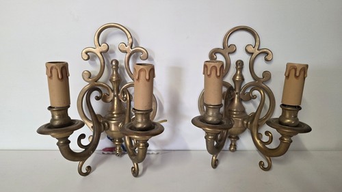 Set vintage solid brass - set, 2