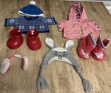 Build a Bear Winter Clothes Accessories Jumper Coat Hats Boots Bundle