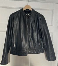 Women's Leather Jacket, Mango Size M (10-12) New, Never Worn
