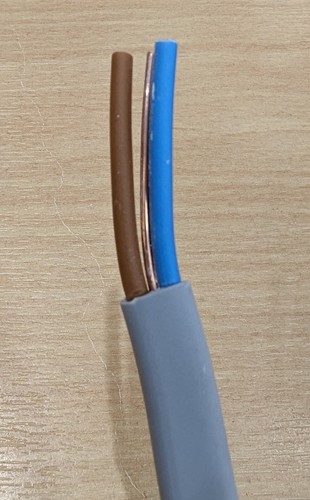 Twin and earth flat - grey, cable