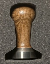 Motta La Pavoni Pre-2000s 49mm Brown Wooden Coffee Tamper - Made in Italy