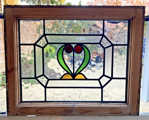 Vintage original stained glass - vintage,
