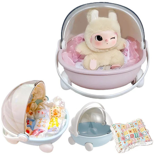 Labubu doll bed - bed, stroller