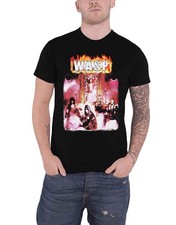 WASP W.A.S.P. T Shirt First Album Band Logo new Official Mens Black XL