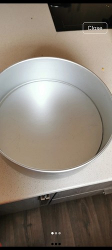 Silver wood round - silver,